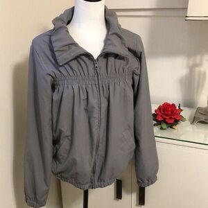 Grey Lightweight Windbreaker Jacket Size L